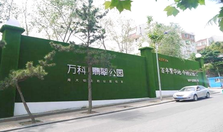 萬(wàn)科圍墻假草皮草坪價(jià)格